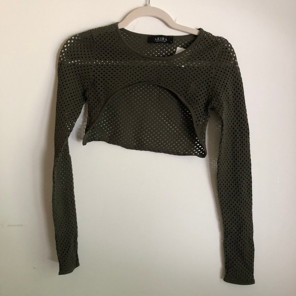 Mesh Crop Top